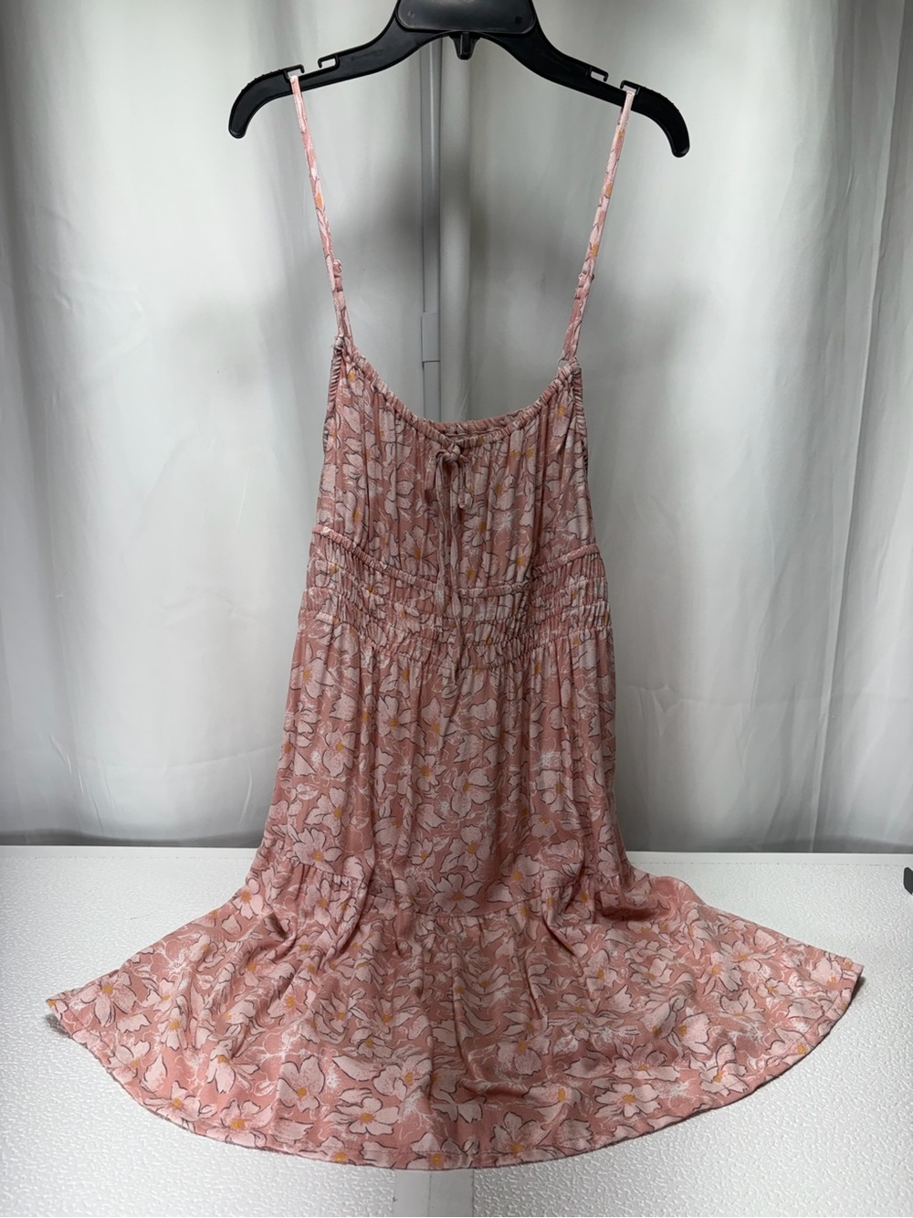 Hurley Blush Pink Floral Slip Dress 4540